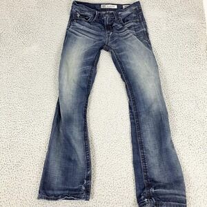 BKE Carter Jeans Mens 30 Blue Medium Wash Relaxed Bootcut Denim Pants